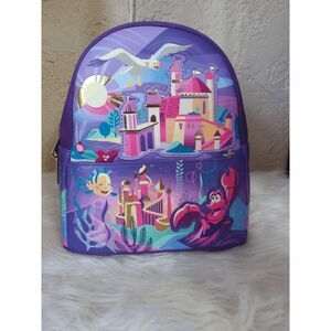 NWT Loungefly Disney Little Mermaid Ariel Castle Series